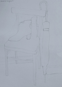 partial pencil sketch
